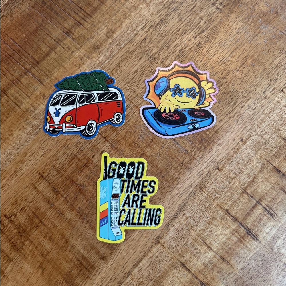 Dutch Bros 3 Sticker Set